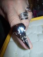 Ring Zilverkleur Groot Vogel Skelet Model Maat 17, Sieraden, Tassen en Uiterlijk, Ringen, Nieuw, 17 tot 18, Dame, Zilver