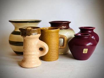 Diverse Prosman Vintage Keramieken Vazen en Kannen   beschikbaar voor biedingen