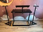 VONYX DJ meubel + INNOX speaker stands - Zeer goede staat, Huis en Inrichting, Ophalen, 100 tot 150 cm, Zo goed als nieuw, Metaal