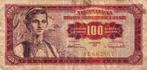 Joegoslavië 100 dinara 1955 - F, Postzegels en Munten, Bankbiljetten | Europa | Niet-Eurobiljetten, Verzenden, Joegoslavië, Los biljet