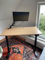 Sit-Stand Desk WITH MONITOR!, Huis en Inrichting, Bureaus, Ophalen, Zo goed als nieuw