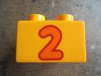 Lego Duplo Brick 2x2 (zie foto's) 12, Ophalen of Verzenden, Gebruikt, Losse stenen, Duplo