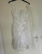 nieuw witte galajurk maat 42, Galajurk, Wit, Maat 42/44 (L), Nieuw