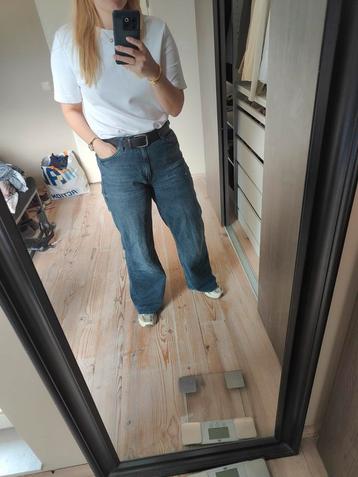 Jeans spijkerbroek maat 29 of 30 donker flare DNM dames  beschikbaar voor biedingen