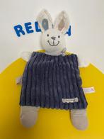 4808 nicotoy doekje konijn blauw wit, Ophalen of Verzenden, Zo goed als nieuw, Konijn