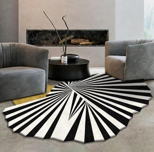 Modern Optical Art Designer Tapijt – 160 x 230 cm, Huis en Inrichting, Stoffering | Tapijten en Kleden, Nieuw, 150 tot 200 cm