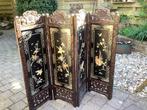 Antiek chinees kamerscherm 1.14 x 93 met parelmoer € 125, Huis en Inrichting, Woonaccessoires | Kamerschermen, Ophalen, Gebruikt
