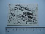 sticker oud Franeker 27MC bakkie fors bus auto oldtimer 27 m, Ophalen of Verzenden, Zo goed als nieuw, Bedrijf of Vereniging