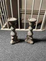 Zware betonnen kandelaars, Ophalen, Metaal, 25 tot 50 cm