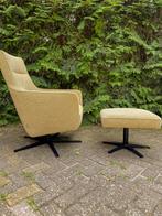 Montèl Bliss draaifauteuil inclusief voetenbank, Huis en Inrichting, Fauteuils, Ophalen, 75 tot 100 cm, Zo goed als nieuw, Metaal