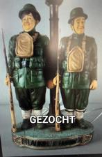 Laurel en Hardy, dikke en dunne, oud speelgoed, tafellamp., Ophalen of Verzenden