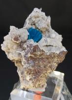 Cavansiet op heulandiet, Verzamelen, Mineralen en Fossielen, Ophalen of Verzenden