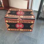 Douwe Egberts blik. Kist, Ophalen