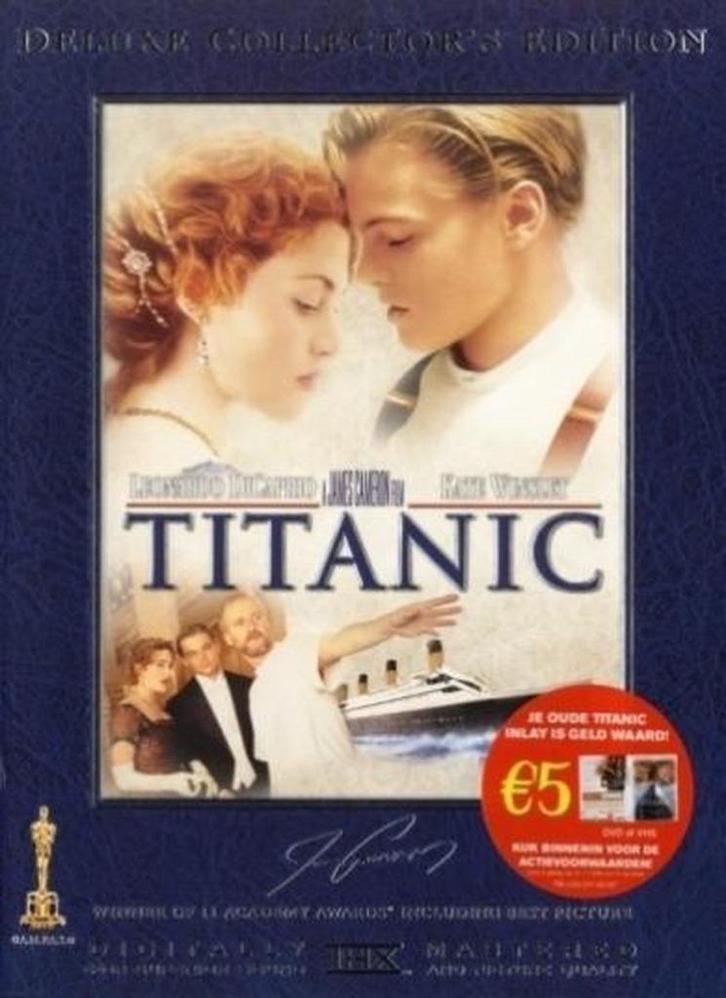 Titanic-L.Dicaprio/Kate Winslet/B.Zane/K.Bates 4DVDbox NW/OR, Cd's en Dvd's, Dvd's | Klassiekers, Zo goed als nieuw, Drama, 1980 tot heden