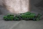 Dinky Toys Mighty Anthar tank transport + tank - TOP vintage, Ophalen of Verzenden