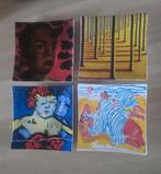 4 kunstborden. H. Brood. A.Heijboer. M. Turion. F. Hutchison, Ophalen