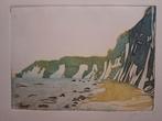 Ets Kustgezicht door graficus Jan henkel, Ophalen of Verzenden