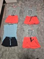 • 4 x meisjes zomer pyjama maat 146 - 152, Kinderen en Baby's, Kinderkleding | Maat 146, Ophalen of Verzenden, Zo goed als nieuw