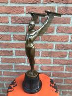 prachtig gestileerd bronzen topbeeld: ICARUS, Ophalen of Verzenden