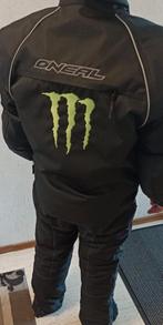 Motorjas Monster maat M & broek maat M & laarzen maat 39, Laarzen