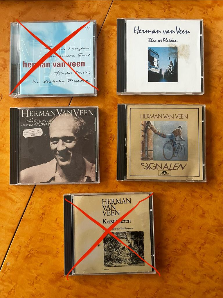 Herman van Veen CD Collectie, Cd's en Dvd's, Ophalen of Verzenden, Gebruikt, Levenslied of Smartlap