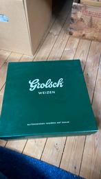 Grolsch weizen promotie doos, Ophalen of Verzenden, Zo goed als nieuw, Viltje(s), Grolsch