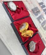 3x vintage horloge zakhorloge zakhorloges zak pocket watch, Ophalen of Verzenden