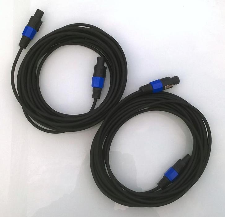 Luidsprekersnoeren 2x5 meter - 2x1,5mm, Muziek en Instrumenten, Kabels en Stekkers, Nieuw, Speaker of Versterker, Ophalen of Verzenden