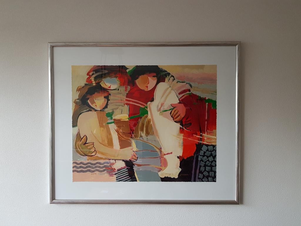 Litho van A.Hessam 120cm x 102cm, Ophalen