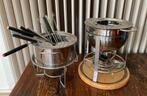 2 Fondue Pannensets - Compleet, Witgoed en Apparatuur, Fonduesets, Ophalen of Verzenden, Gebruikt, Brander, Fondueset