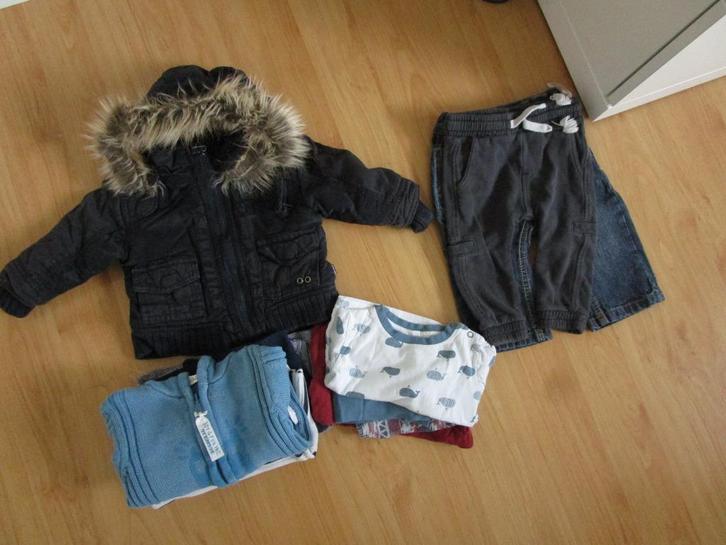 Jongens Kleding maat 68 inclusief winterjas, Kinderen en Baby's, Babykleding | Baby-kledingpakketten, Zo goed als nieuw, Maat 68