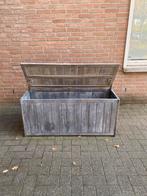 Hardhouten opbergkist bankje speelgoedkist, Ophalen, Zo goed als nieuw, 110 cm of meer