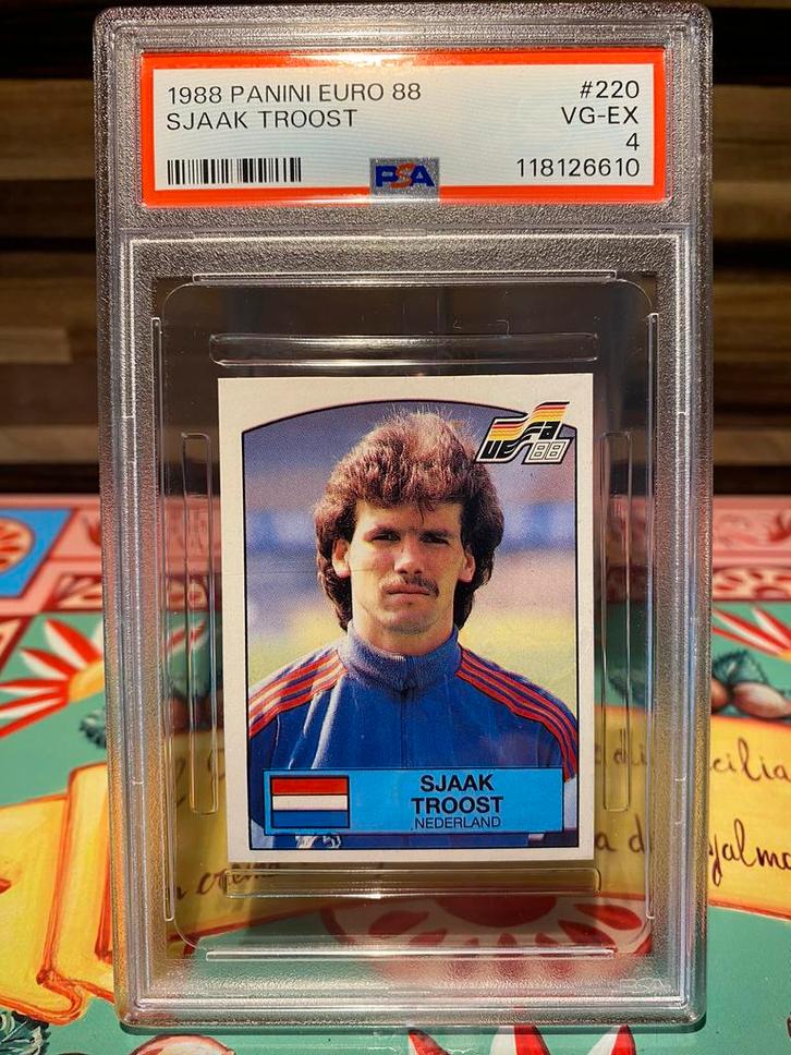 Panini euro 88 # 220 sjaak troost, Hobby en Vrije tijd, Stickers en Plaatjes, Zo goed als nieuw, Plaatje, Ophalen of Verzenden