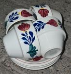 Boerenbont stapelkopjes, set van 6. Boerenbond, Huis en Inrichting, Keuken | Servies, Ophalen of Verzenden, Zo goed als nieuw