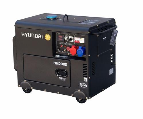 Hyundai hhdd85 aggregaat generator, Doe-het-zelf en Verbouw, Aggregaten, Zo goed als nieuw, Dieselolie, Ophalen