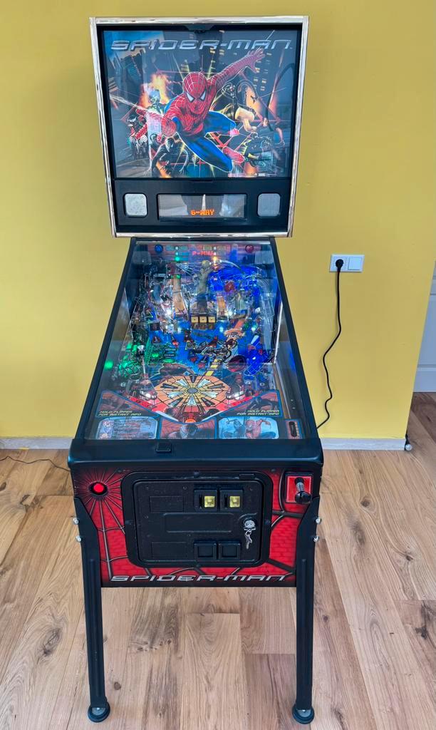 Flipperkast Spiderman Stern, Verzamelen, Automaten | Flipperkasten, Zo goed als nieuw, Elektronisch, Flipperkast, Ophalen