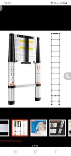 Telescoopladder 3.80 mtr, Doe-het-zelf en Verbouw, Ophalen of Verzenden, Nieuw, Opvouwbaar of Inschuifbaar, 2 tot 4 meter