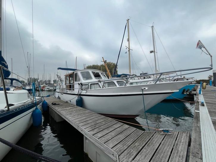 Heck Kruis 10.00ak - stahoogte 2,00m, Watersport en Boten, Motorboten en Motorjachten, Gebruikt, Staal, 9 tot 12 meter, Diesel