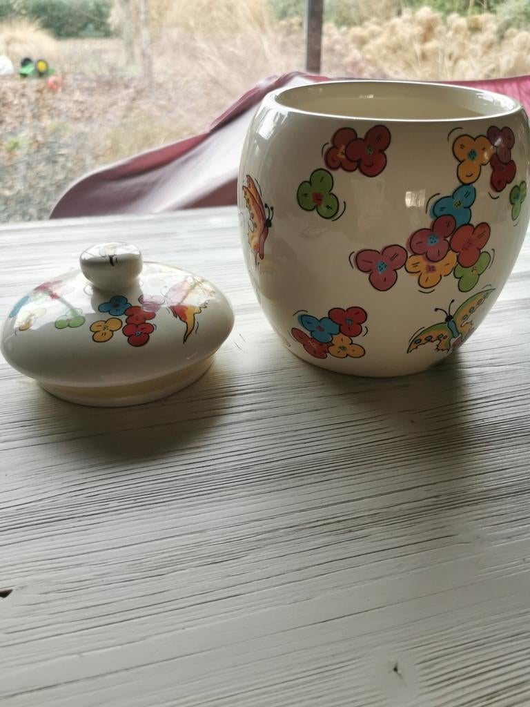 Pink Pasen bloemvaas of bloempot of voorraad pot, Overige typen, Ophalen of Verzenden, Zo goed als nieuw, Overige stijlen