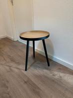 Leuk rond bijzettafeltje, Huis en Inrichting, Minder dan 55 cm, Rond, Zo goed als nieuw, Hout