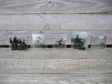 5 Fiets hangers. Van glas en om op te hangen.  beschikbaar voor biedingen