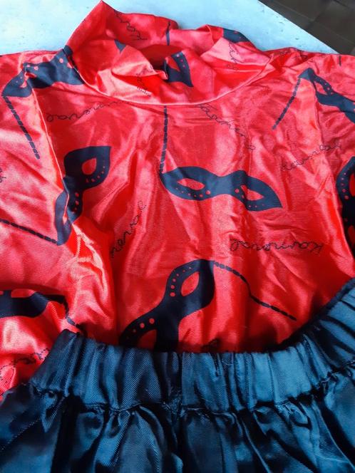 Carnavalspakje maat 152. Rokje is gratis bij dit setje., Kinderen en Baby's, Carnavalskleding en Verkleedspullen, Zo goed als nieuw
