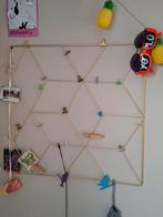 Foto ophangrek goud - met clipjes, Ophalen, Zo goed als nieuw