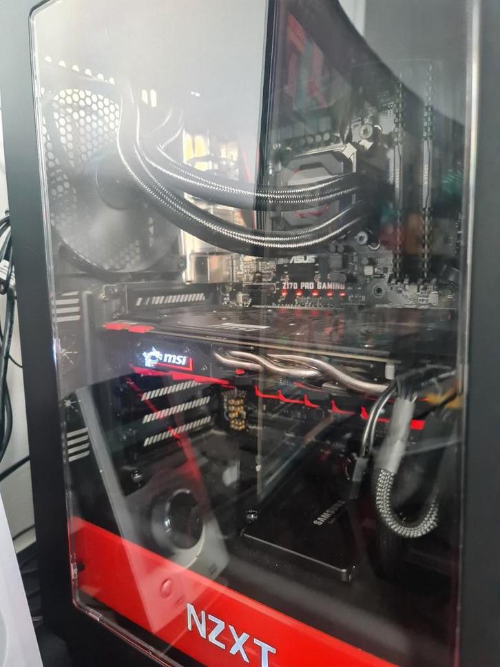 Game PC GTX1080..., Computers en Software, Desktop Pc's, Gebruikt, 4 Ghz of meer, HDD, SSD, 16 GB, Met videokaart, Gaming, Virtual Reality
