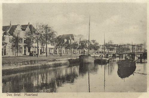 Den Briel. Maarland - 1929 gelopen, Verzamelen, Ansichtkaarten | Nederland, Gelopen, Utrecht, 1920 tot 1940, Ophalen of Verzenden