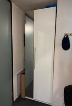 Ikea Pax Wit Kast 236x75x58 Wit Met Spiegel Deur, Ophalen, Met deur(en), 200 cm of meer, 50 tot 100 cm