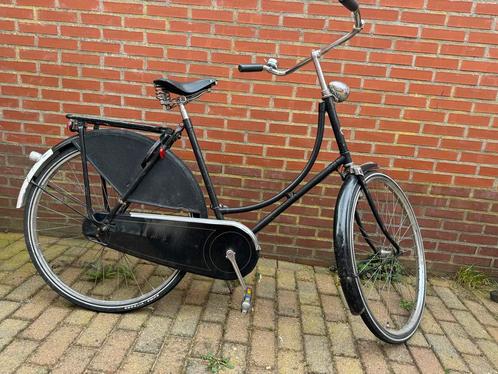 Locomotief opoefiets antiek, Fietsen en Brommers, Fietsen | Oldtimers, 55 tot 59 cm, Jaren '40, Ophalen