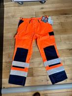 4x nieuwe oranje werkbroek met reflectie. Met kaartjes mt 58, Ophalen of Verzenden, Nieuw, Heren, Broek