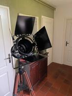 Decoratieve Filmspot op Houten Statief, Ophalen, Gebruikt, Hout, 100 tot 150 cm