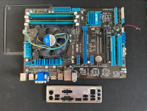 i7-3770K + ASUS Z77-A Moederbord + 8GB DDR3 - Werkt perfect, Computers en Software, Moederborden, Zo goed als nieuw, Intel, DDR3